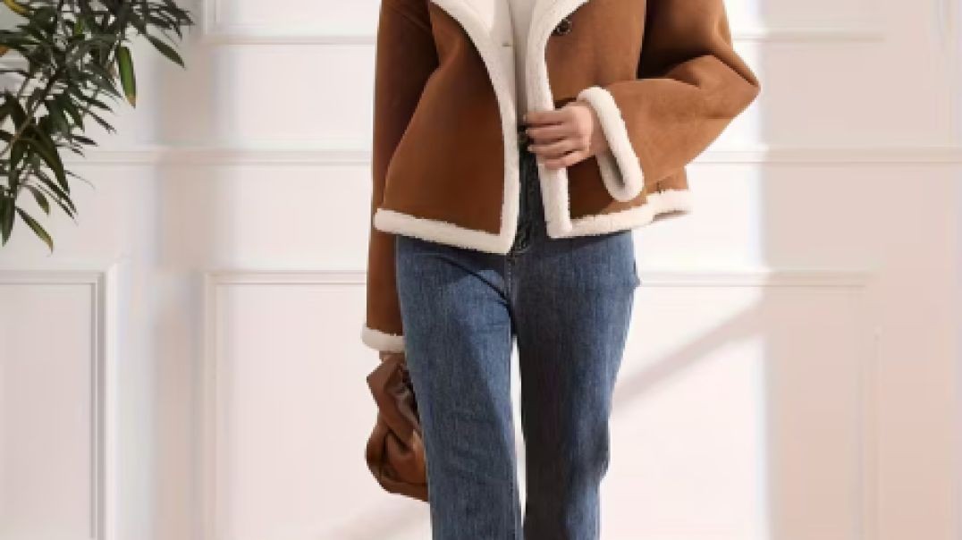 Reversible Faux Coat – Warm and Comfortable for Autumn and Winter Wear