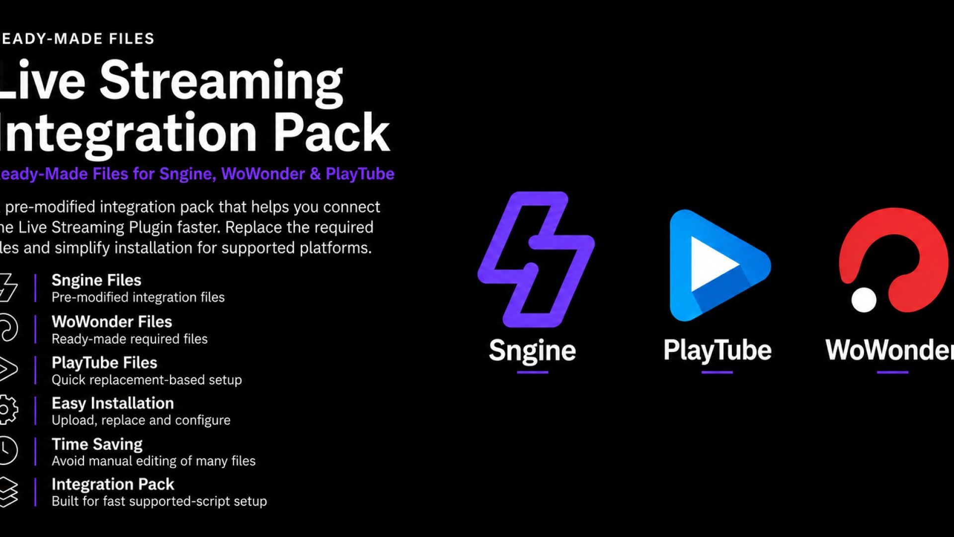 Live Streaming Plugin – Advanced Low-Latency Streaming Solution (Sngine, WoWonder, PlayTube)